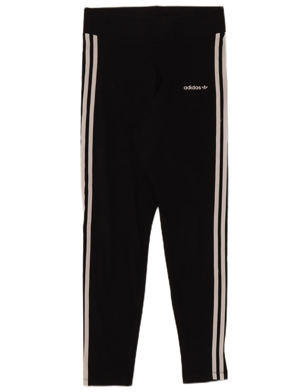 Leggings ADIDAS Femininas UK 14 Médio Algodão Preto
