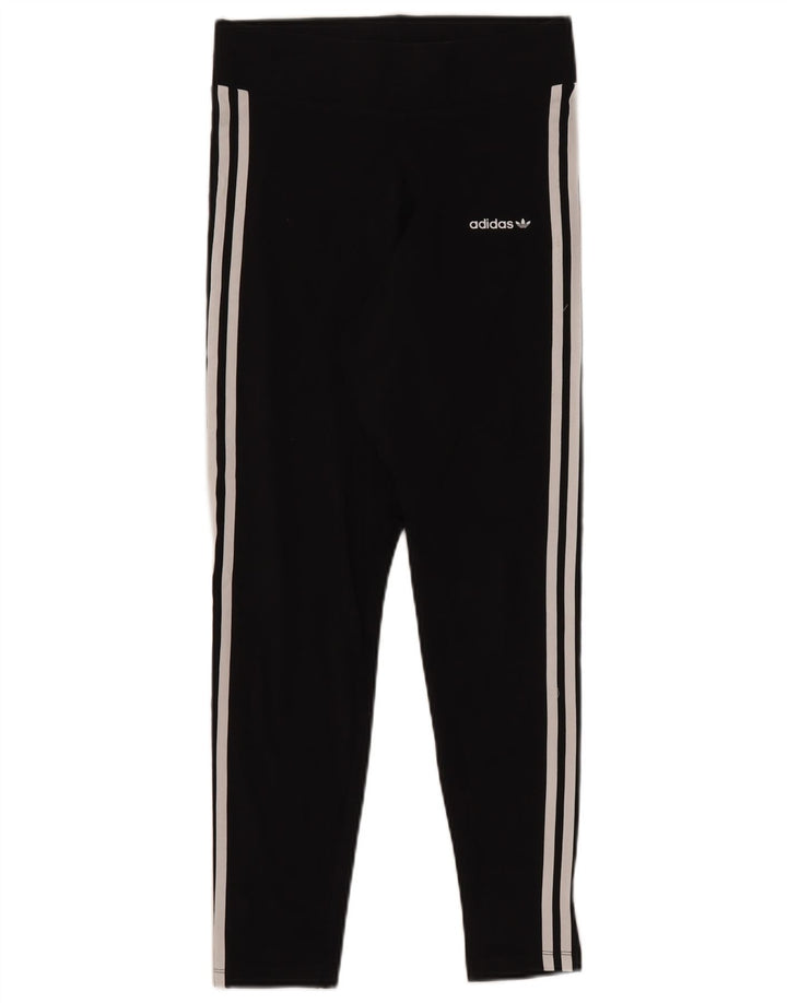 Leggings ADIDAS Femininas UK 14 Médio Algodão Preto