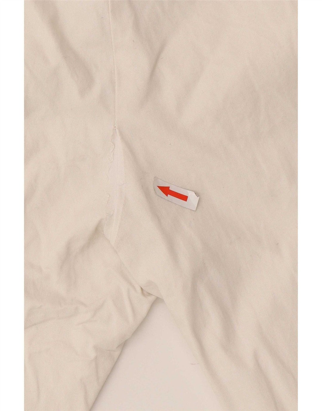 Zara Calça Chino Feminina Slim Médio W32 L30 Algodão Branco