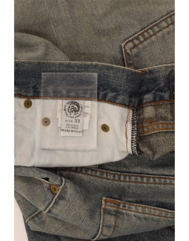 Jeans retos masculinos Diesel W33 L35 algodão azul