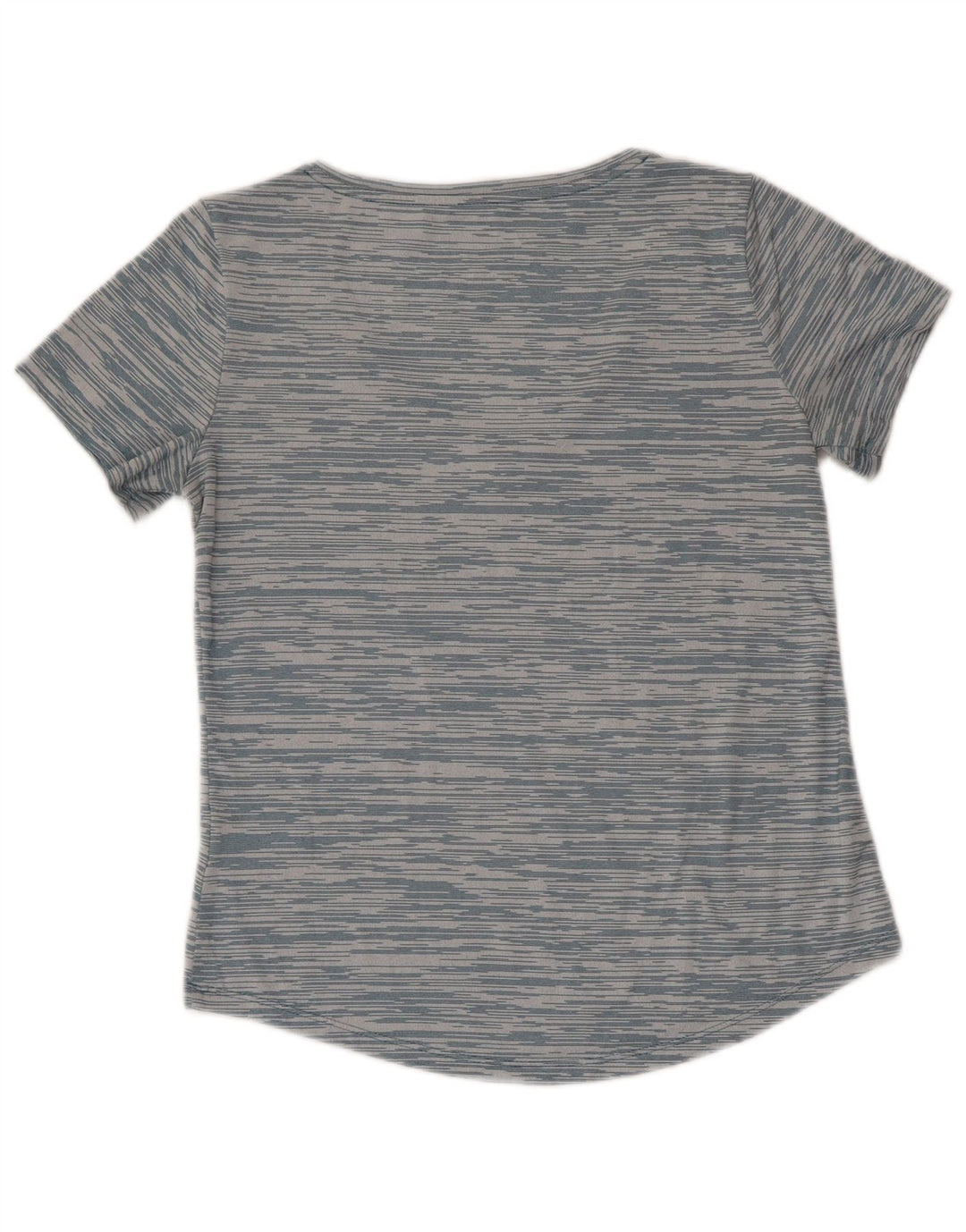 Camiseta feminina Nike Dri Fit Loose Fit Top UK 6 XS Azul Listrado Poliéster