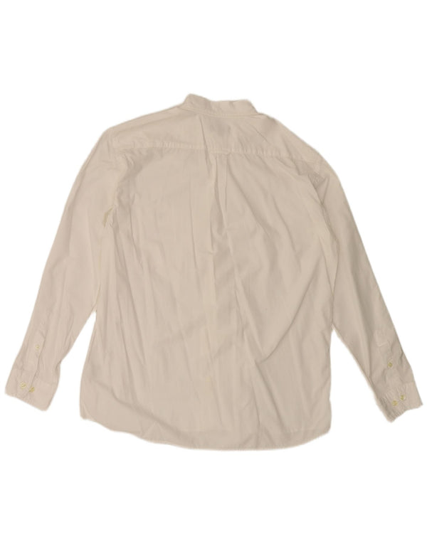 Camisa masculina Gant Regular Fit grande algodão branco