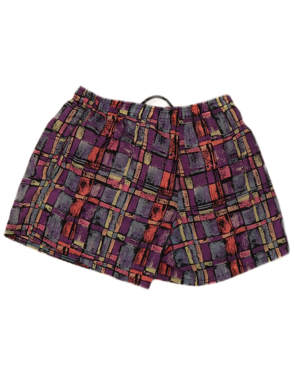 Shorts de natação masculino Santostefano pequeno poliamida geométrica multicolorida
