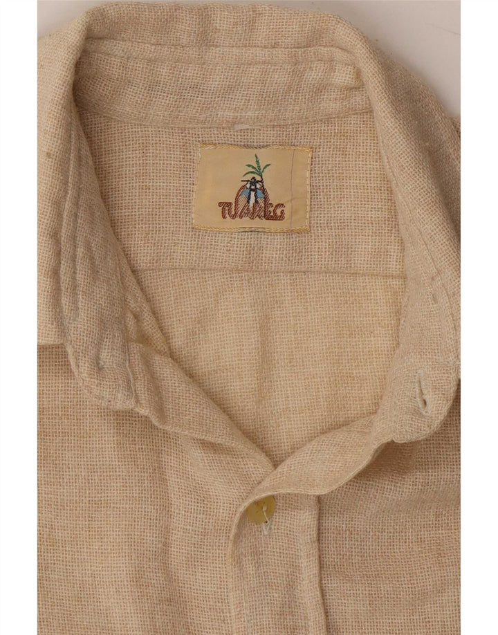 Tuareg Camisa masculina pequena bege