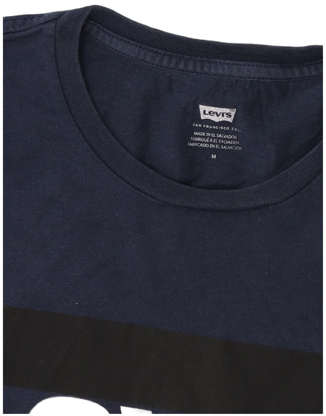 Camiseta gráfica masculina LEVI'S Top médio azul marinho
