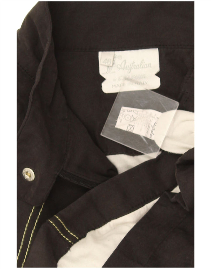Jaqueta bomber masculina AUSTRALIAN L'ALPINA IT 46 poliéster preto pequeno