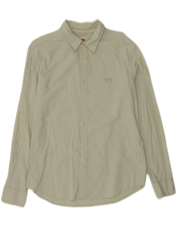 Camisa masculina Levi's grande algodão verde