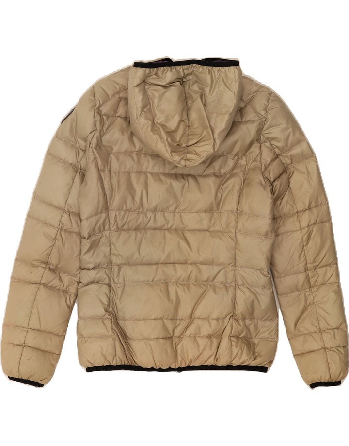 BLAUER Girls Hooded Padded Jacket 15-16 Years Large Beige Polyamide Vintage Blauer and Second-Hand Blauer from Messina Hembry 