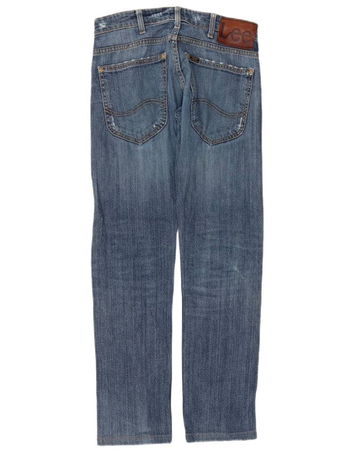 Lee Mens Powell Slim Jeans W29 L30 Azul Algodão