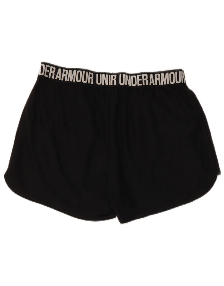 Shorts esportivos gráficos femininos Under Armour UK 12 médio preto