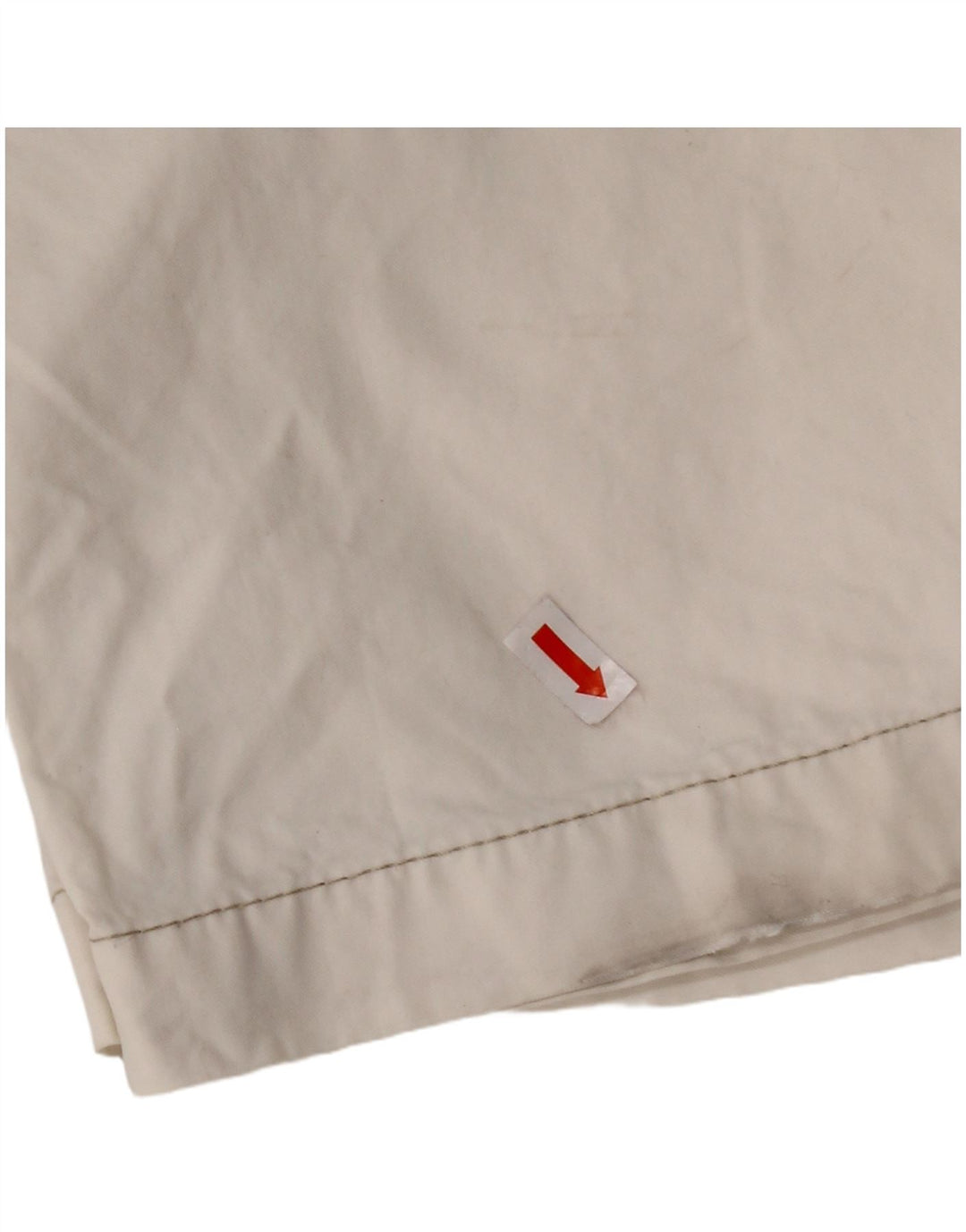 Calça casual reta masculina MURPHY & NYE W33 L32 algodão branco