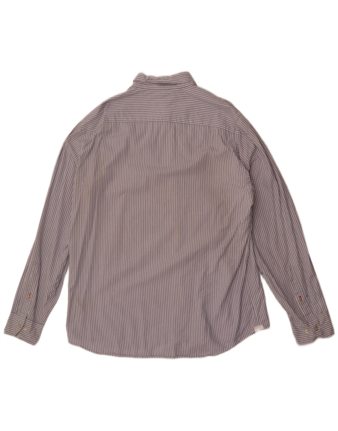 Camisa masculina Tommy Hilfiger grande listrada azul