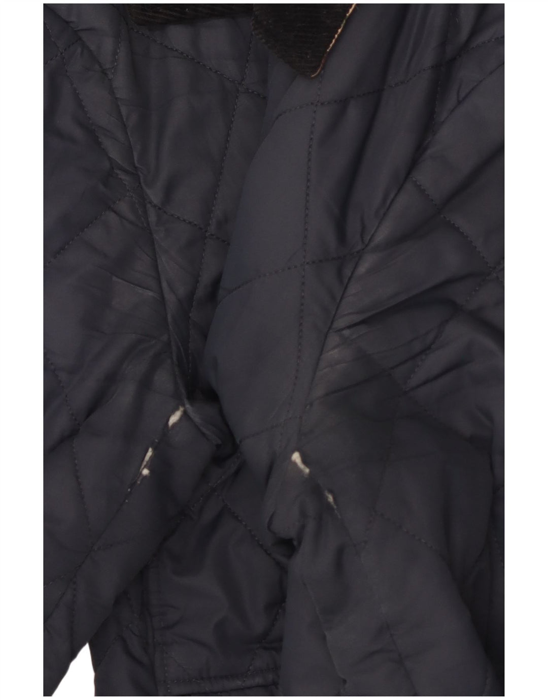 Jaqueta acolchoada feminina Barbour UK 12 azul marinho médio
