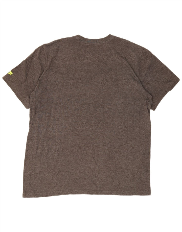 Camiseta masculina NIKE Regular Fit Graphic 2XL algodão cinza