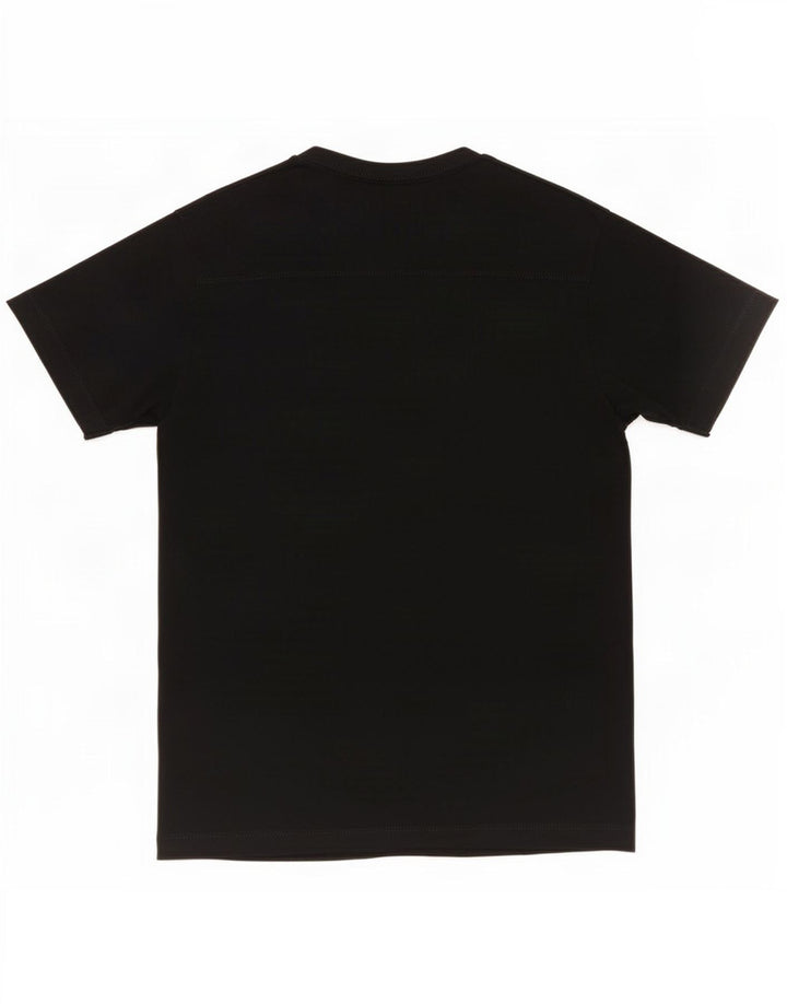 Camiseta gráfica French Connection Boys 9-10 anos algodão preto