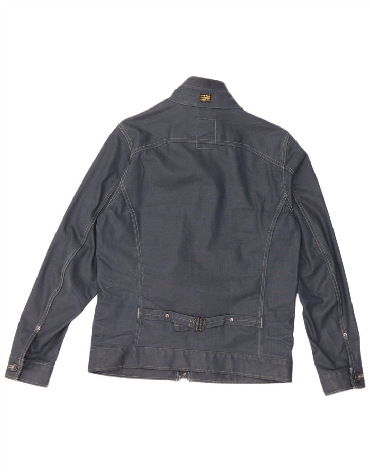 Jaqueta jeans masculina G-Star UK 40 grande azul marinho