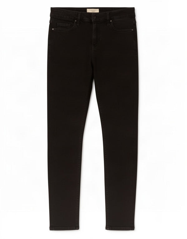 Jeans skinny feminino Topshop W26 L24 algodão preto