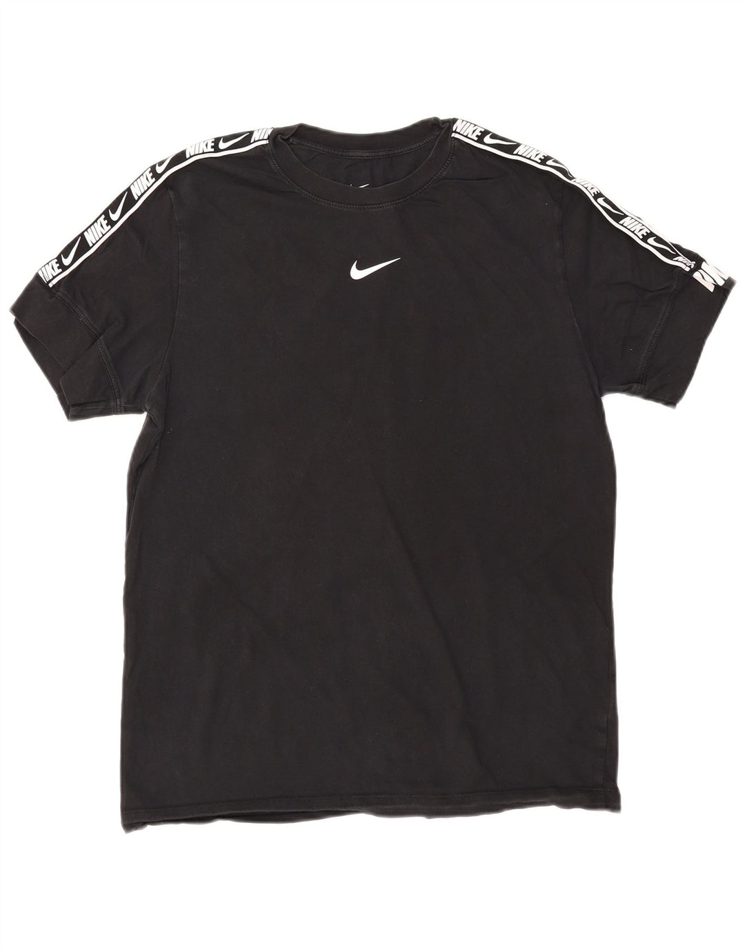 Camiseta masculina NIKE Standard Fit Graphic Top Médio Algodão Preto