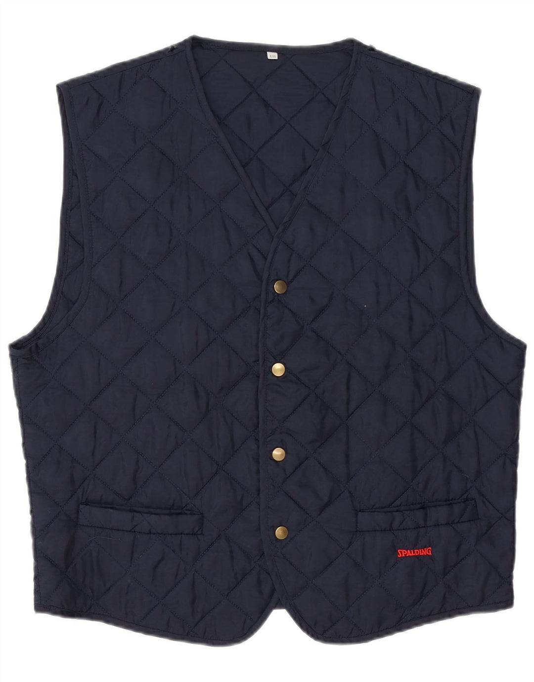 Colete acolchoado masculino SPALDING UK 42 XL azul marinho