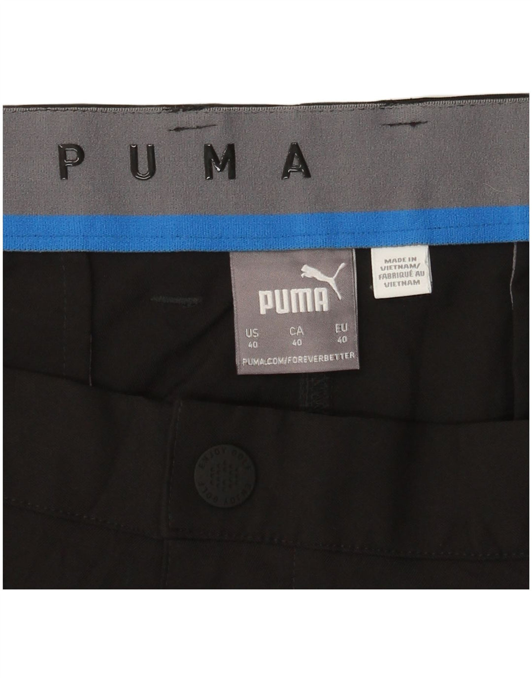 Shorts Chino Masculino PUMA W40 XL Preto