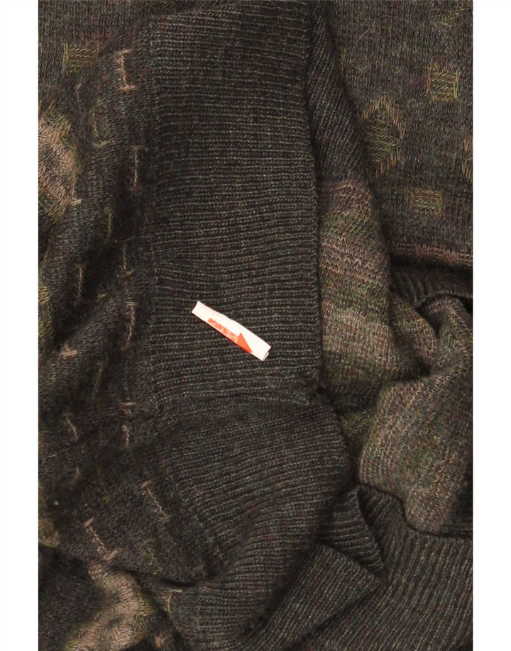 Suéter masculino Rodes com gola redonda, médio cáqui Fair Isle Wool