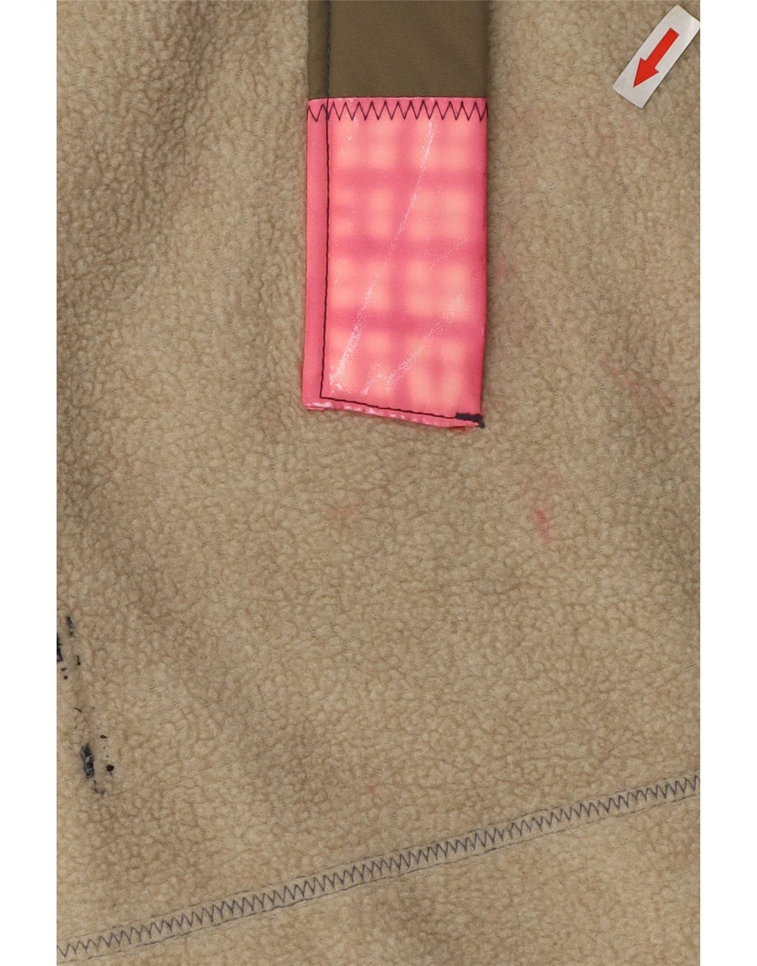 Jaqueta de lã masculina Murphy & Nye UK 44 2XL verde colorblock acrílico