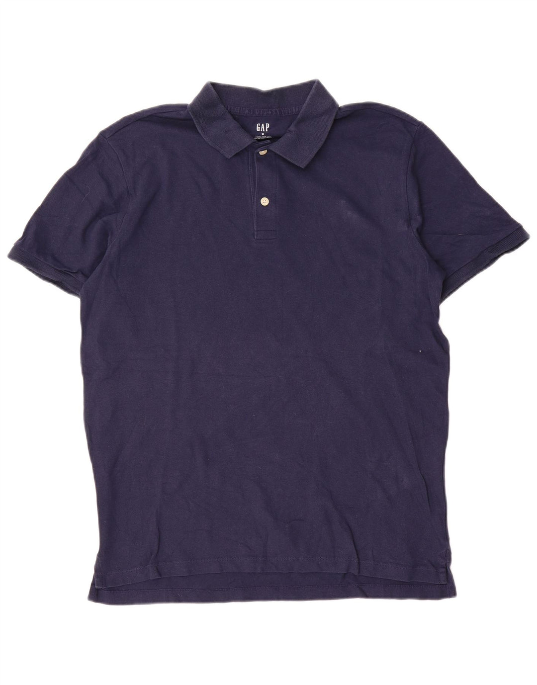 Camisa polo masculina Gap de algodão azul marinho médio