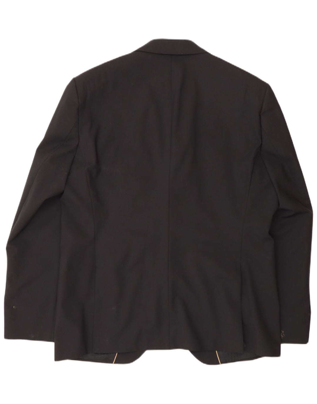 Jaqueta Blazer Masculina Hugo Boss com 2 Botões EU 56 3XL Lã Preta