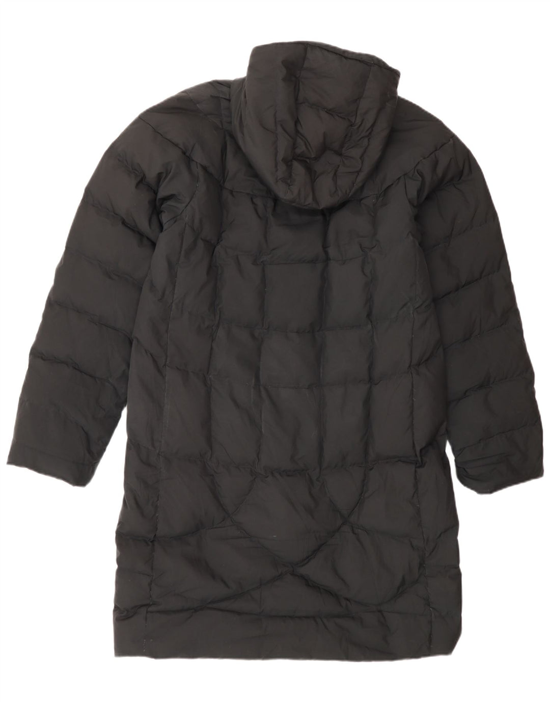Casaco acolchoado com capuz feminino Timberland UK 14 poliéster preto médio