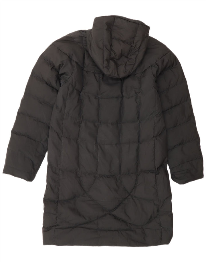 Casaco acolchoado com capuz feminino Timberland UK 14 poliéster preto médio