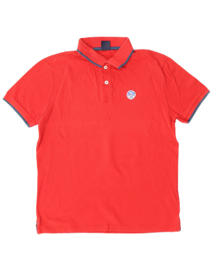 Camisa polo masculina NORTH SAILS XS algodão vermelho
