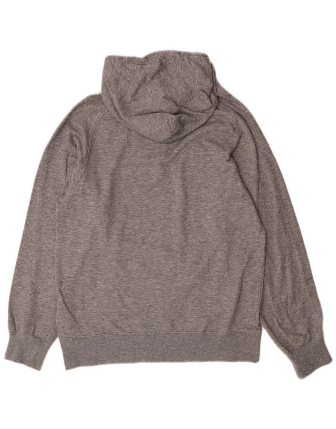 CHAMPION Suéter masculino com capuz gráfico cinza médio algodão colorblock
