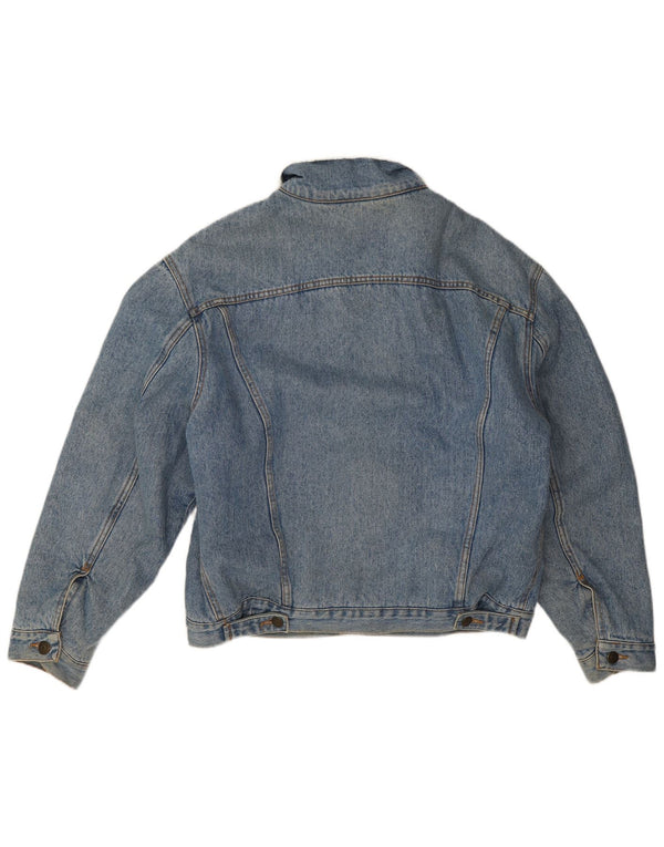 Jaqueta jeans Carrera masculina Sherpa UK 38 poliéster azul médio