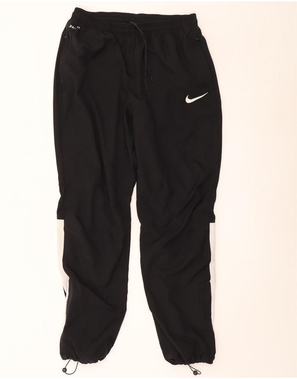 Calça de treino masculina Nike Dri Fit joggers grande bloco colorido preto