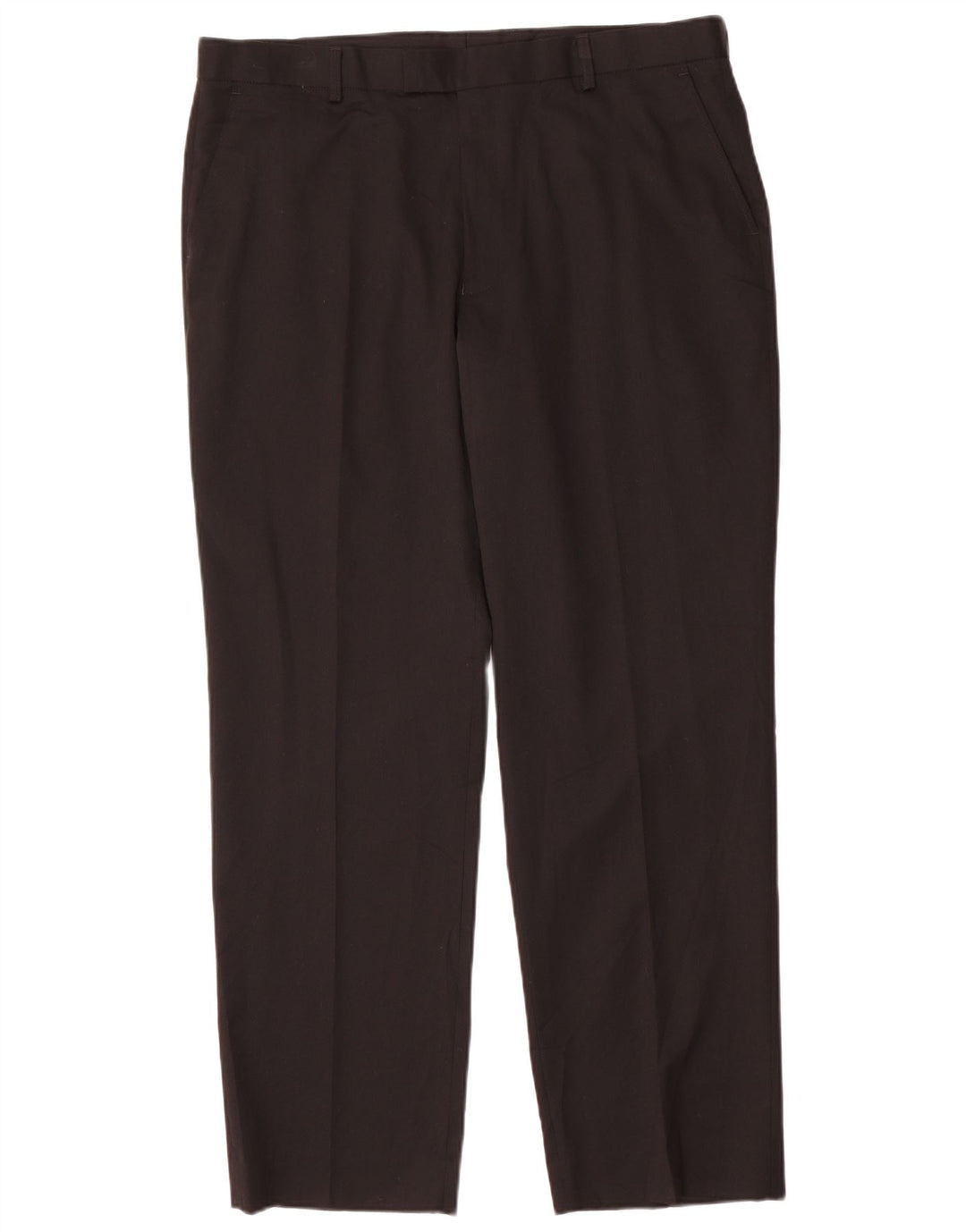 Calça Chino Masculina Marks & Spencer Regular Fit W38 L31 Poliéster Preto