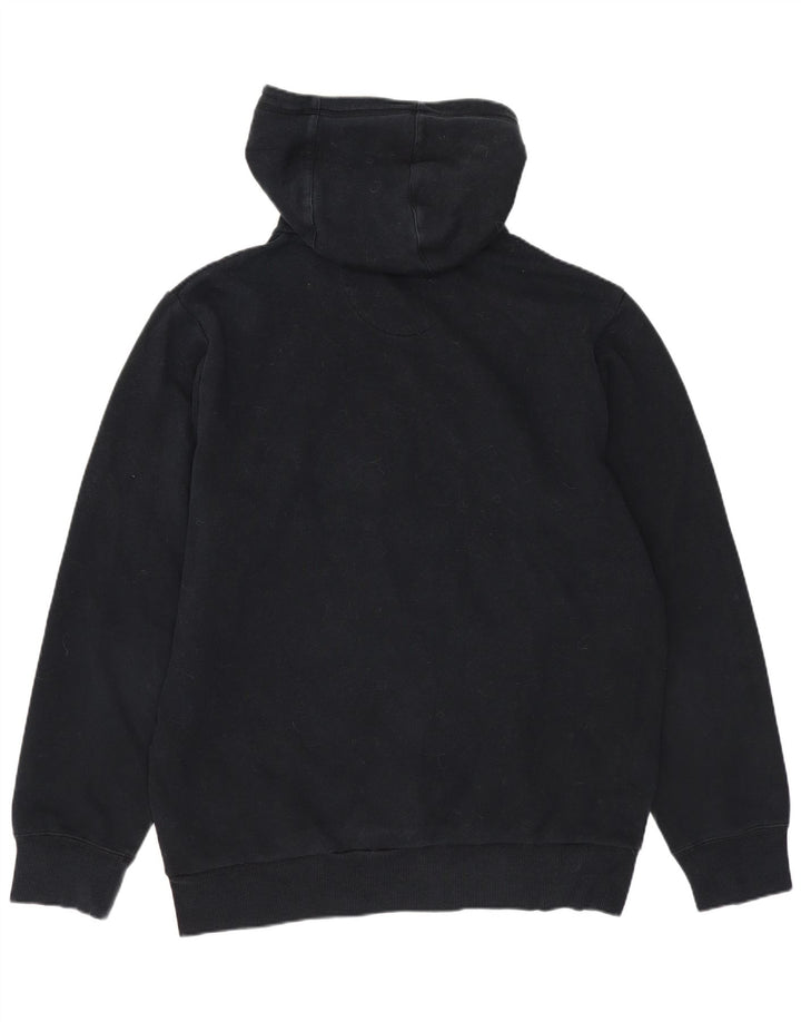 ADIDAS Mens Graphic Hoodie Jumper Médio Algodão Preto