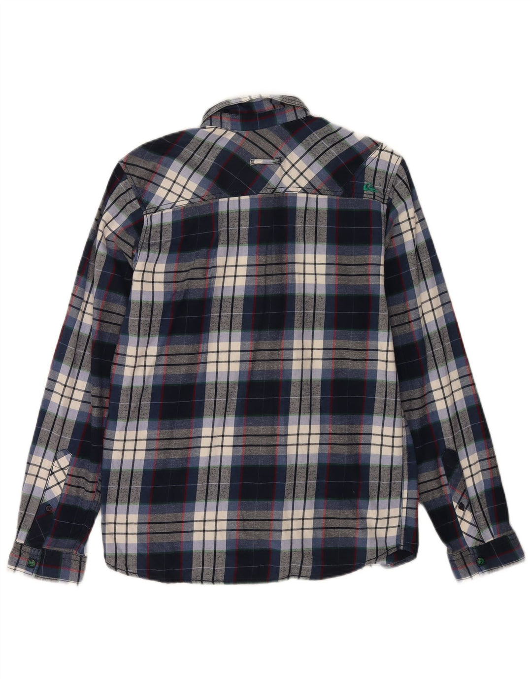 Camisa Quiksilver Menino Flanela 15-16 Anos Azul Marinho Xadrez