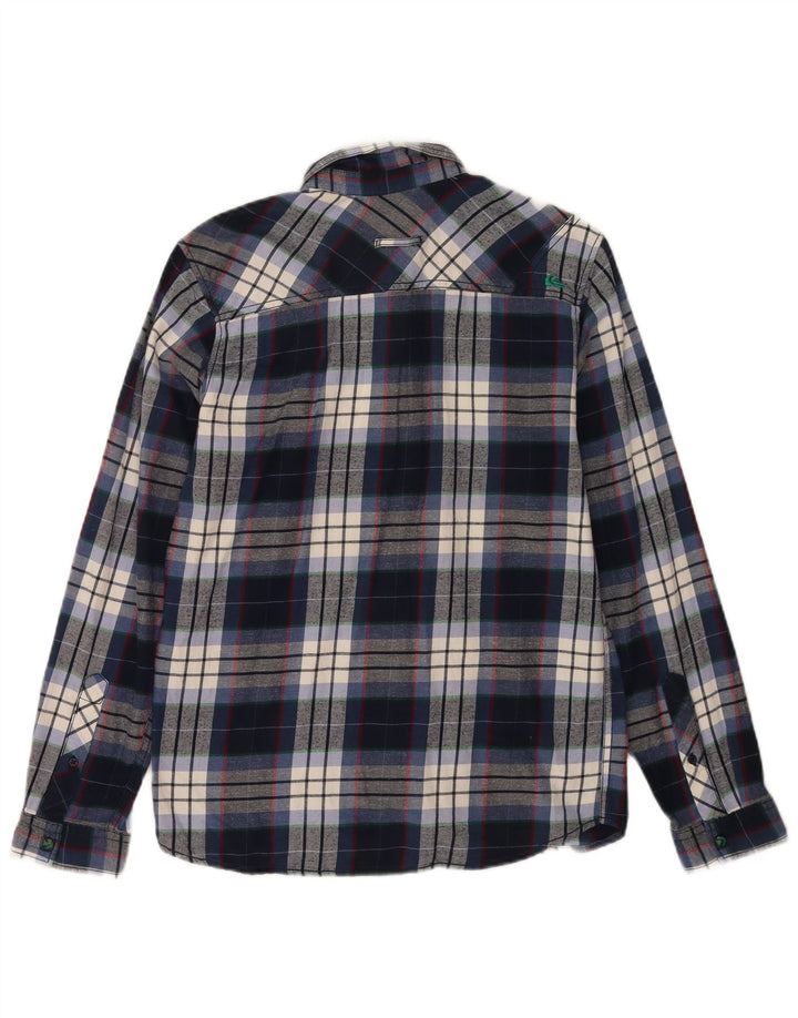 Camisa Quiksilver Menino Flanela 15-16 Anos Azul Marinho Xadrez