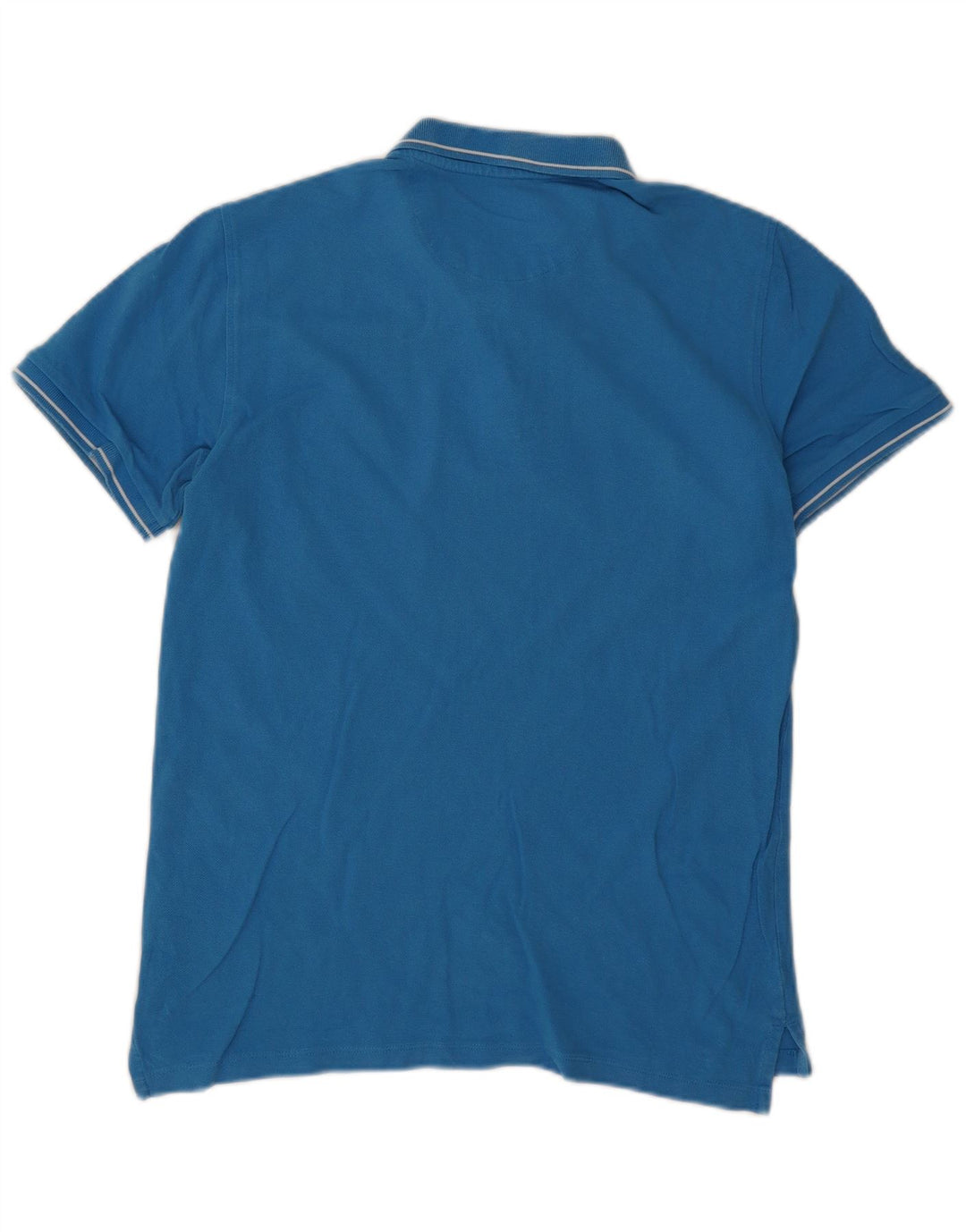 Camisa polo masculina Lee pequena algodão azul