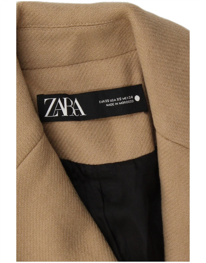 Sobretudo feminino Zara Reino Unido 6 XS Bege