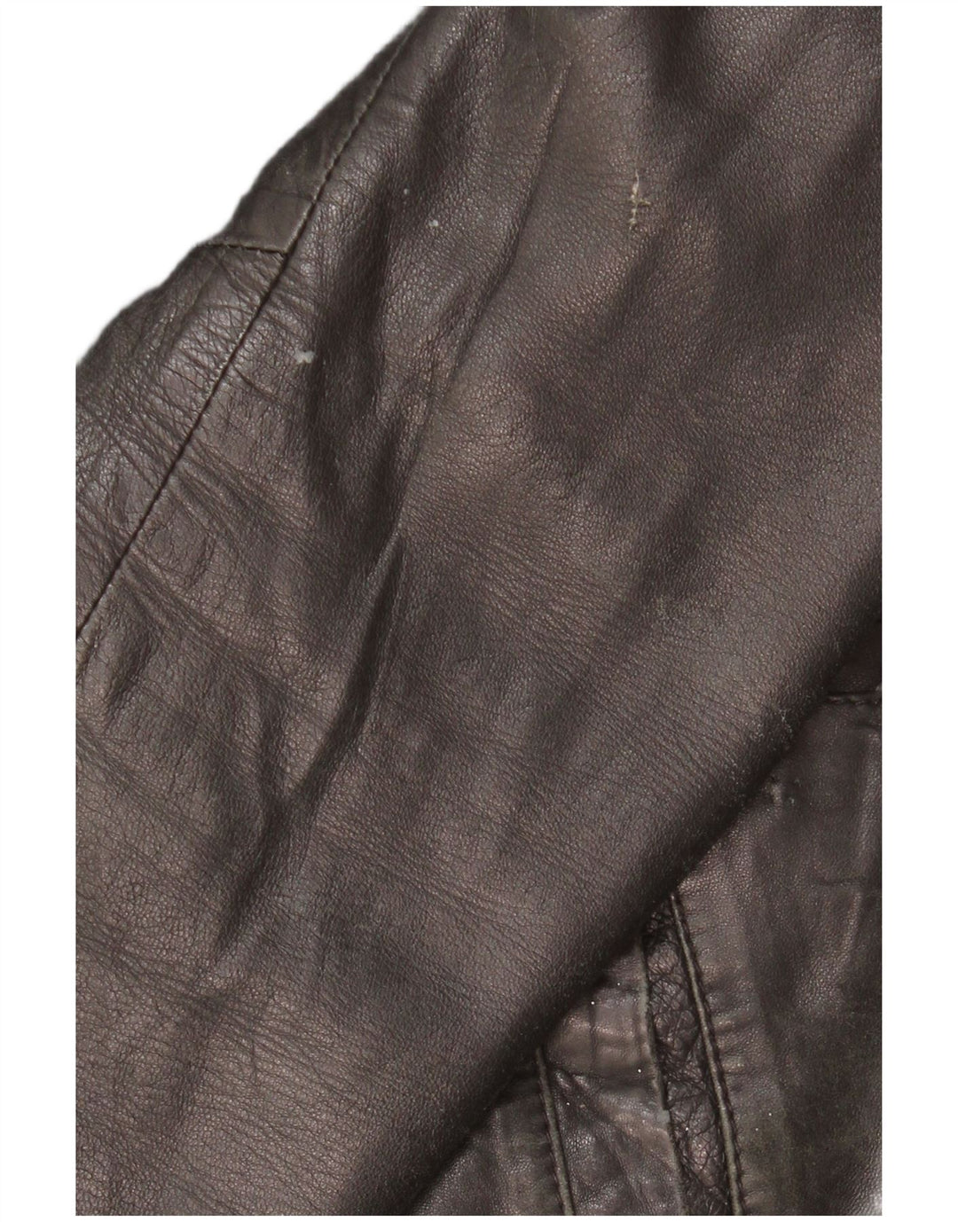 Jaqueta de couro feminina Fred Mello Reino Unido 20 2XL couro preto