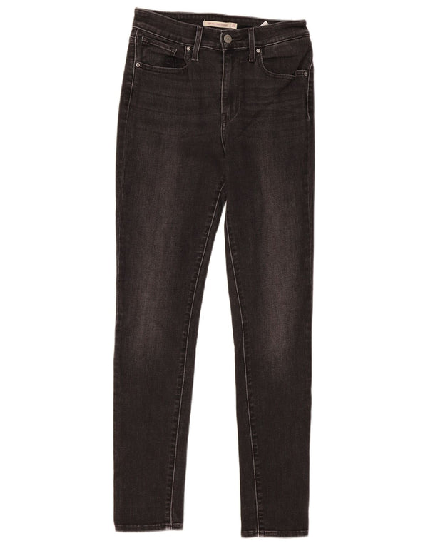 Calça jeans feminina Levi's 721 High Rise Skinny W27 L30 algodão preto