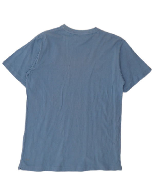 Camiseta masculina Kappa Top pequeno algodão azul