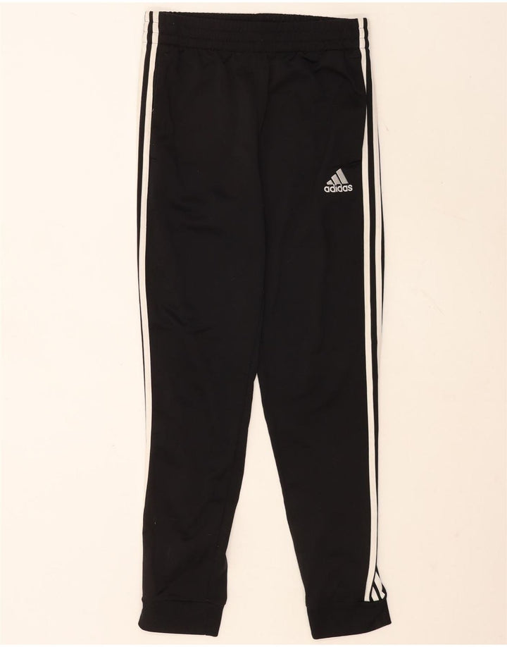 Adidas Mens Calças de treino Joggers UK 36/38 Pequeno Poliéster Preto