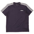 Camiseta masculina Adidas Aeroready Top grande poliéster azul marinho