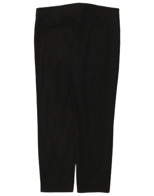 Calça casual feminina Marks & Spencer W34 L26 algodão preto