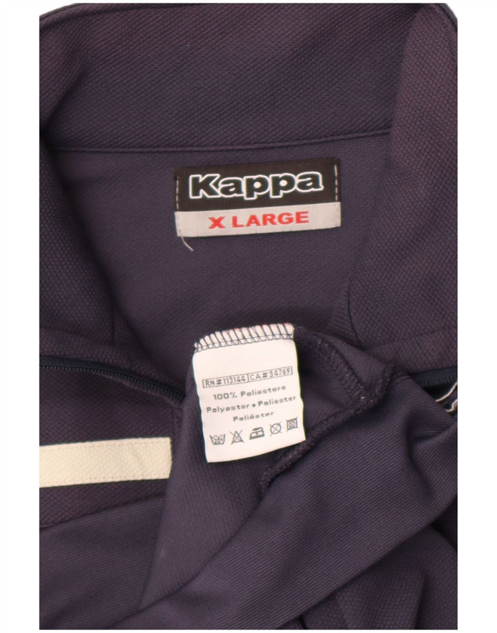 Jaqueta Kappa Masculina de Treino XL Azul Marinho Poliéster