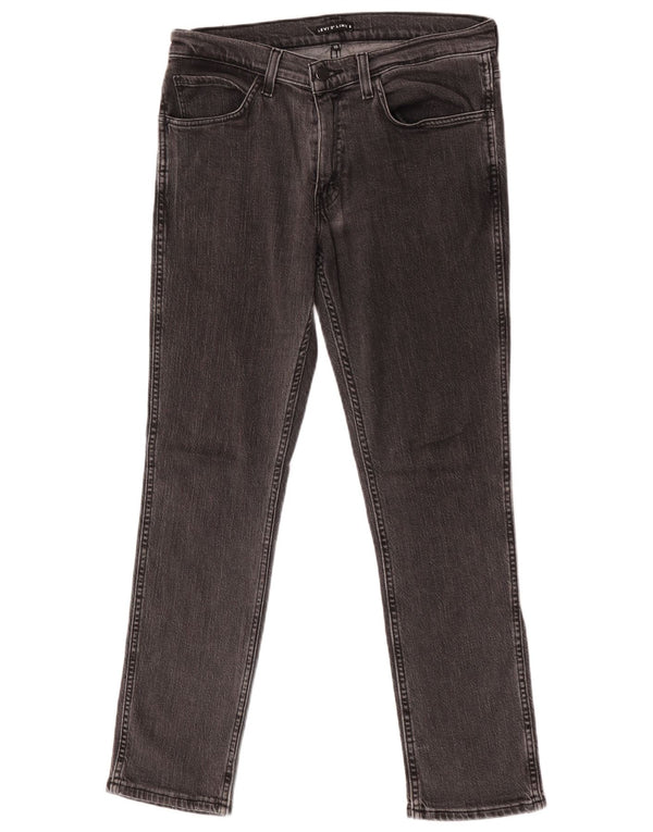 Levi's Masculino Line 8 Slim Jeans W32 L30 Cinza Algodão