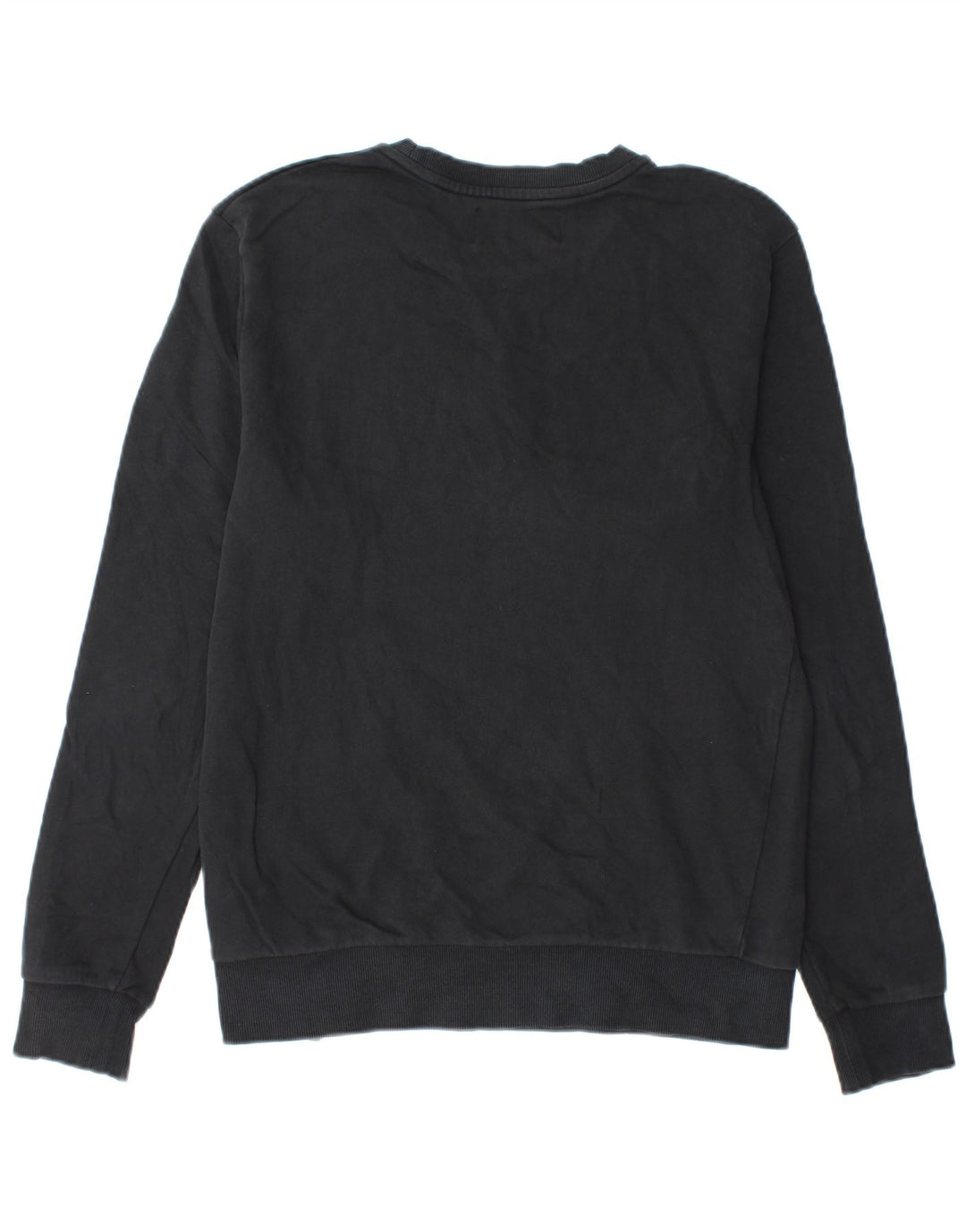 Calvin Klein Jeans Masculino moletom gráfico jumper médio algodão preto