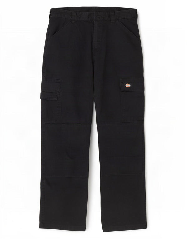 Calças Dickies Mens Straight Cargo W32 L32 Poliéster Azul Marinho